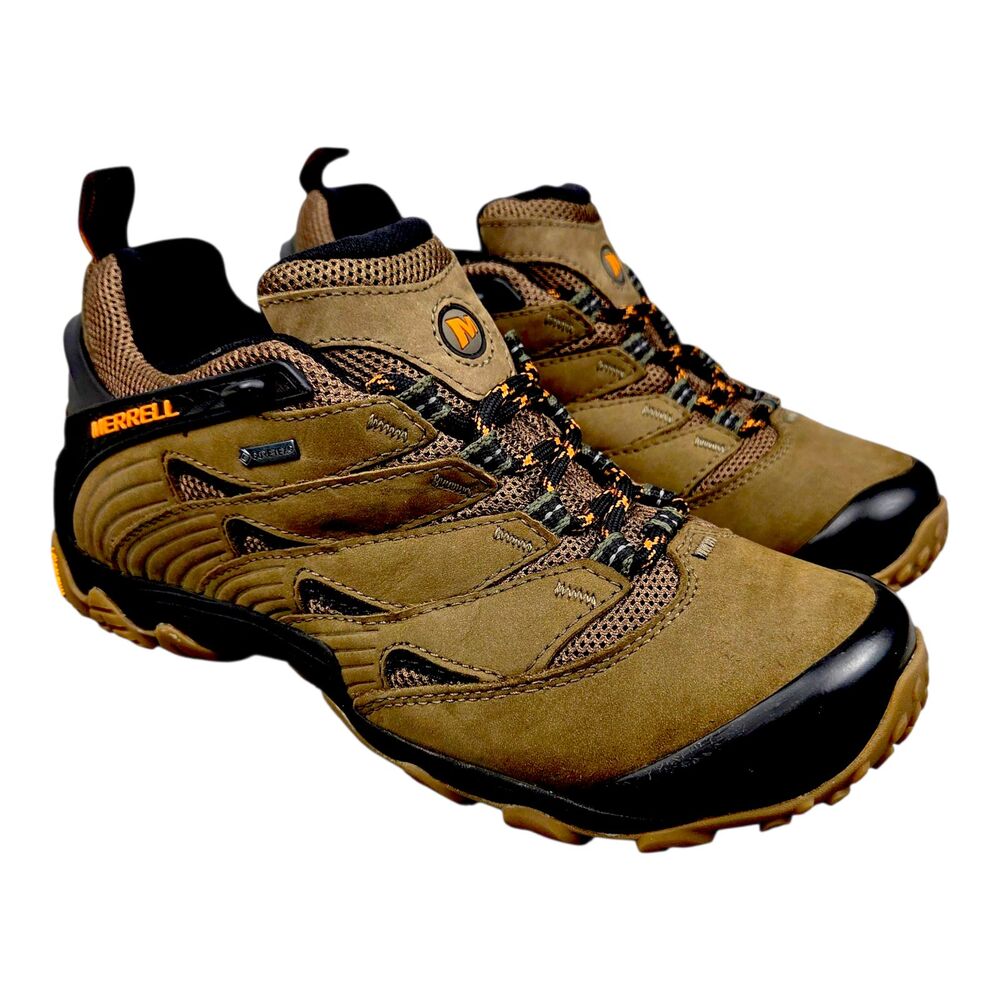 Merrell Chameleon 7 Gore-Tex Hiking Shoes Boulder Low Top Lace Up Mens Size 7